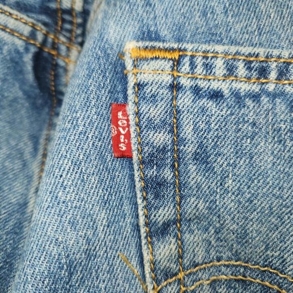LEVIS 501 Blue Jeans Mens 36X30 Button Fly Red Tab Dominican Republic VTG - Picture 8 of 9